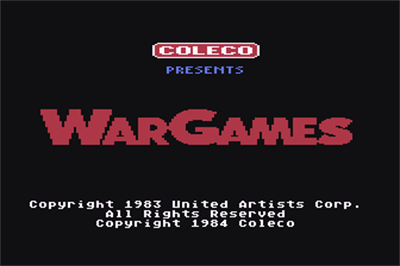 WarGames - Screenshot - Game Title Image