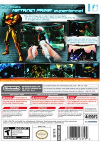 Metroid Prime Trilogy - Box - Back Image