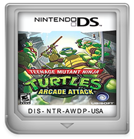 Teenage Mutant Ninja Turtles: Arcade Attack - Fanart - Cart - Front