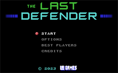 The Last Defender - Screenshot - Game Title Image