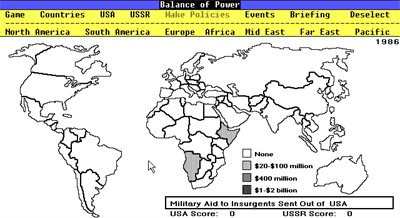 Balance of Power: Geopolitics in the Nuclear Age - Screenshot - Gameplay Image
