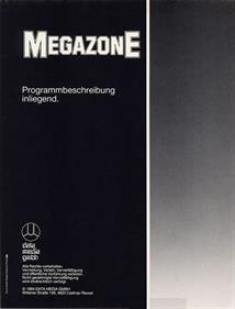 Megazone - Box - Back Image