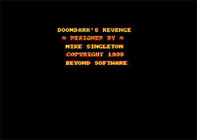 Doomdark's Revenge - Screenshot - Game Title Image