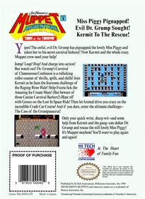 Muppet Adventure: "Chaos at the Carnival" - Box - Back Image