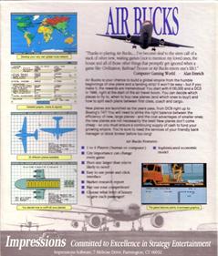 Air Bucks: Build Your Own Airline - Box - Back Image