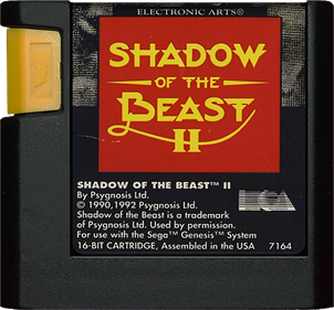 Shadow of the Beast II - Cart - Front Image