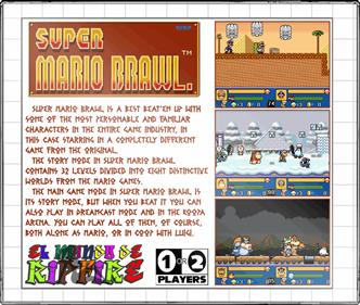 Super Mario Brawl - Box - Back - Reconstructed Image