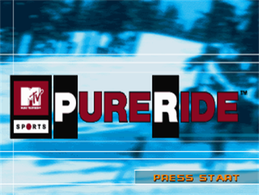 MTV Sports: Pure Ride - Screenshot - Game Title Image