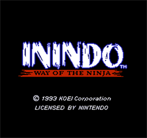 Inindo: Way of the Ninja - Screenshot - Game Title Image
