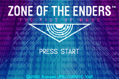 Zone of the Enders: The Fist of Mars - Screenshot - Game Title Image