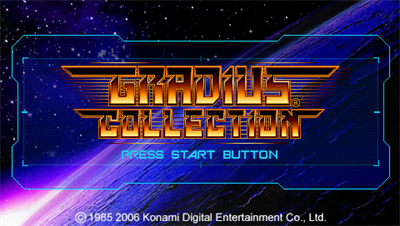 Gradius Collection - Screenshot - Game Title Image