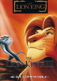 Lion King 3 - Box - Front Image