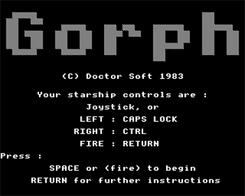 Gorph - Screenshot - Game Title Image