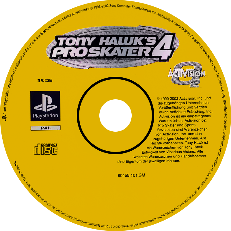 Tony Hawk's Pro Skater 4 (PS1)