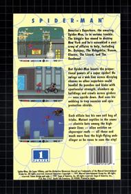 Spider-Man (Sega) - Box - Back Image