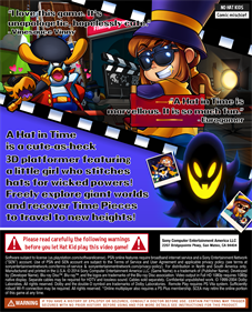 A Hat in Time - Box - Back Image