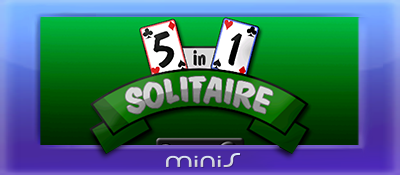 5 in 1 Solitaire - Arcade - Marquee Image