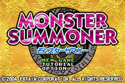 Monster Summoner - Screenshot - Game Title Image