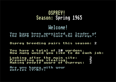 Osprey! - Screenshot - Game Select Image