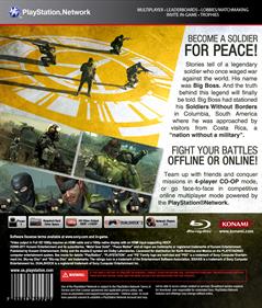 Metal Gear Solid: Peace Walker HD Edition - Fanart - Box - Back Image