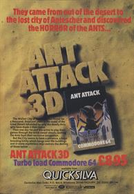 Ant Attack - Advertisement Flyer - Front Image