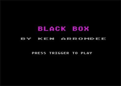 Black Box (Antic) - Screenshot - Game Title Image