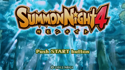 Summon Night 4 - Screenshot - Game Title Image