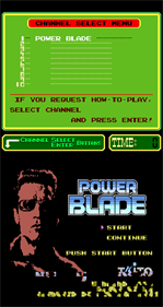 Power Blade - Screenshot - Game Title Image