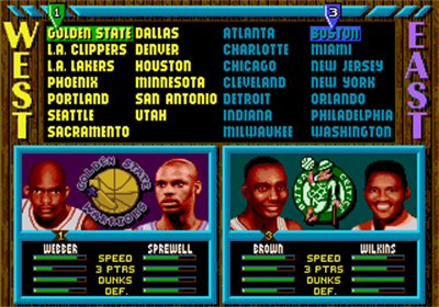 NBA Jam - Screenshot - Game Select Image