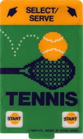 Tennis - Arcade - Controls Information Image