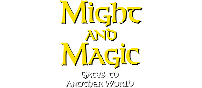 Might and Magic: Gates to Another World - Clear Logo Image