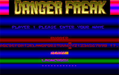 Danger Freak - Screenshot - Game Select Image
