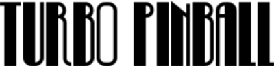 Turbo Pinball - Clear Logo Image