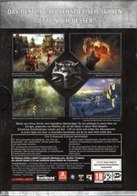 The Witcher: Enhanced Edition - Box - Back Image