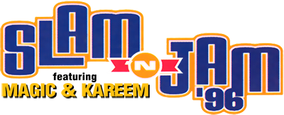 Slam 'n Jam '96 Featuring Magic & Kareem - Clear Logo Image