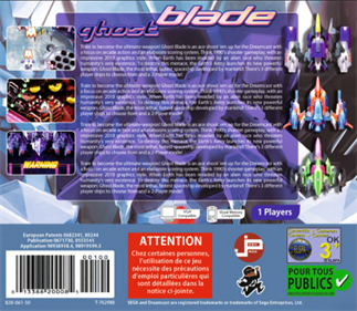Ghost Blade - Box - Back Image