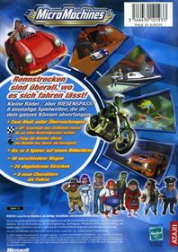 Micro Machines - Box - Back Image