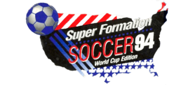 Super Formation Soccer 94: World Cup Edition - Clear Logo Image