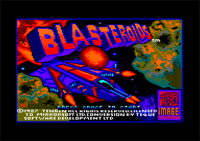 Blasteroids - Screenshot - Game Title Image