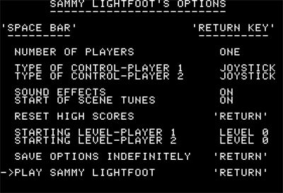 Sammy Lightfoot - Screenshot - Game Select Image