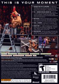 WWE SmackDown vs. Raw 2011 - Box - Back Image