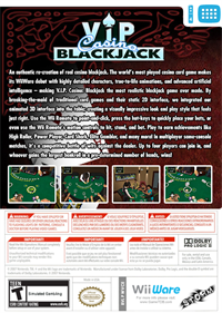 V.I.P. Casino: Blackjack - Box - Back Image