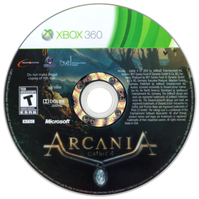 Arcania: The Complete Tale - Disc Image