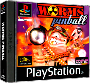 Worms Pinball - Box - 3D Image