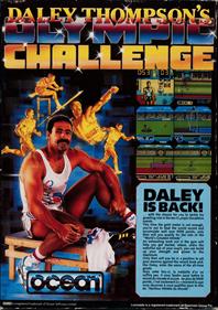 Daley Thompson's Olympic Challenge - Box - Back Image