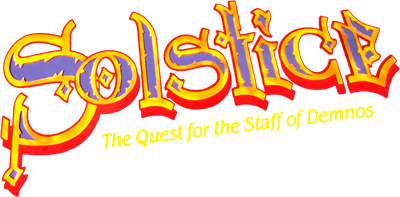 Solstice: The Quest for the Staff of Demnos - Clear Logo Image