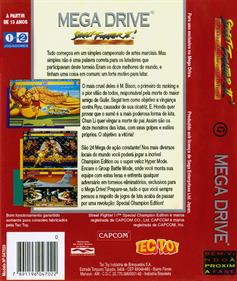 Street Fighter II': Special Champion Edition - Box - Back Image