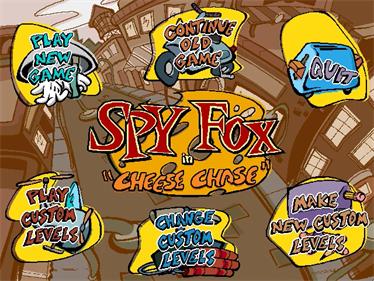 Spy Fox in Cheese Chase - Screenshot - Game Title Image