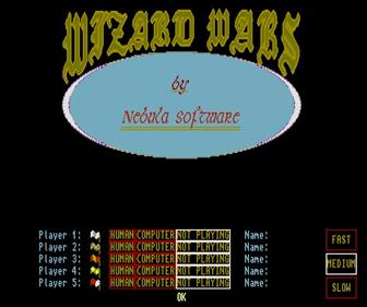 Wizard Wars (Nebula Software) - Screenshot - Game Title Image