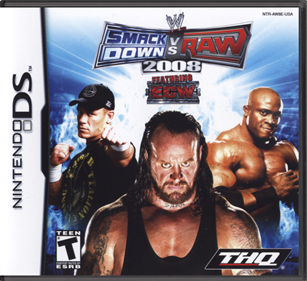 WWE SmackDown vs. Raw 2008 - Box - Front - Reconstructed Image